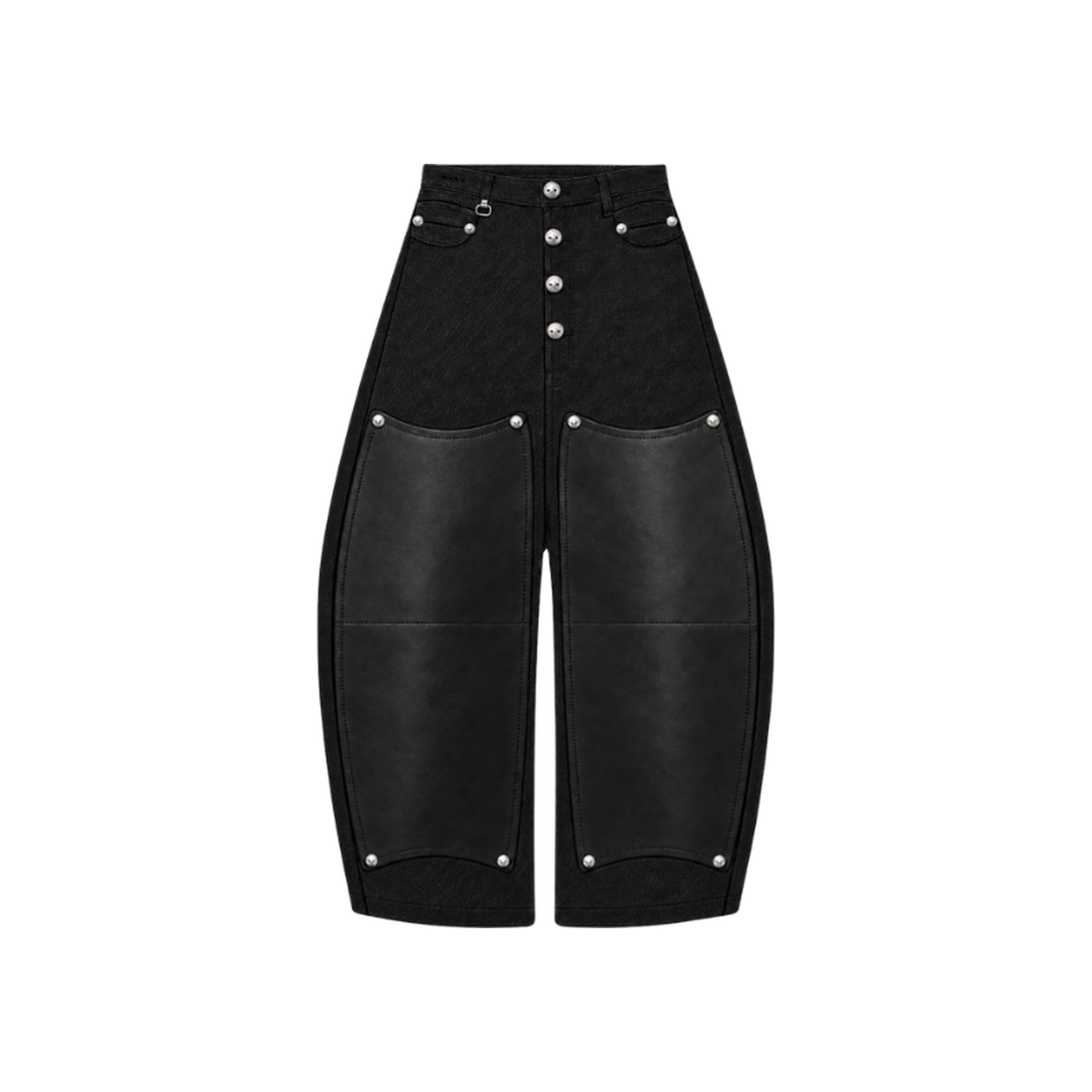 EIDO Carpenter Jeans in black — front view